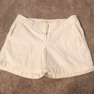 J.Crew white shorts